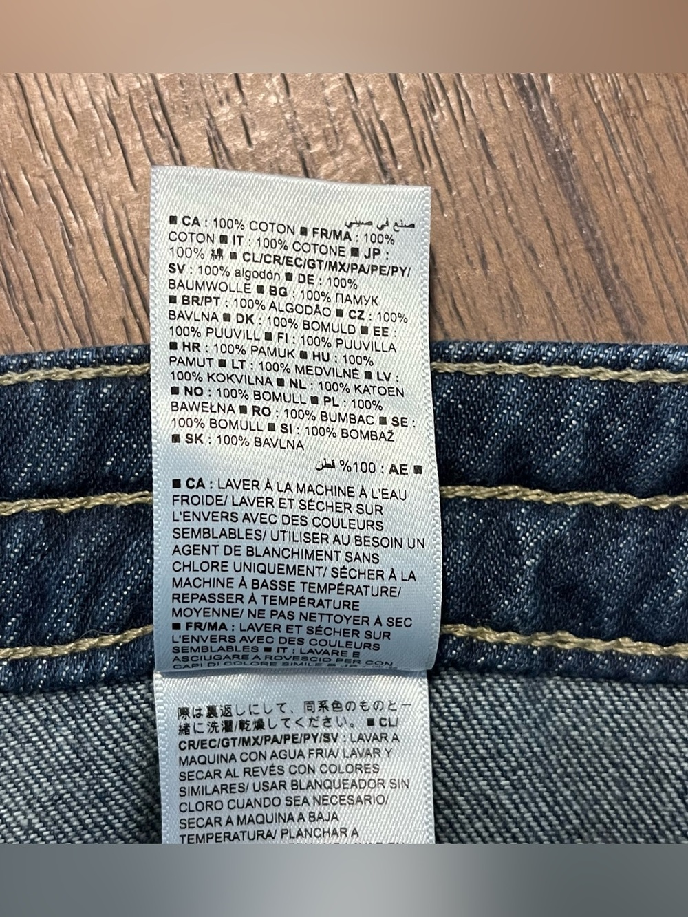 Banana Republic Slouch Straight Wide Leg Blue Jeans Womens 30 Petite - Picture 4 of 8